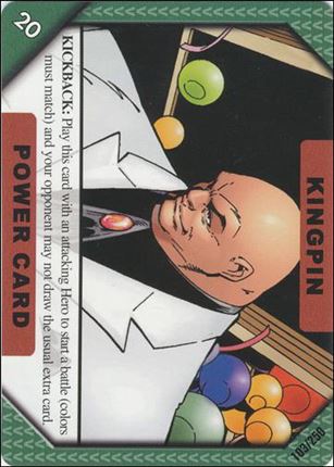 Marvel ReCharge: Inaugural Edition (Base Set) card 103 Kingpin Power Card