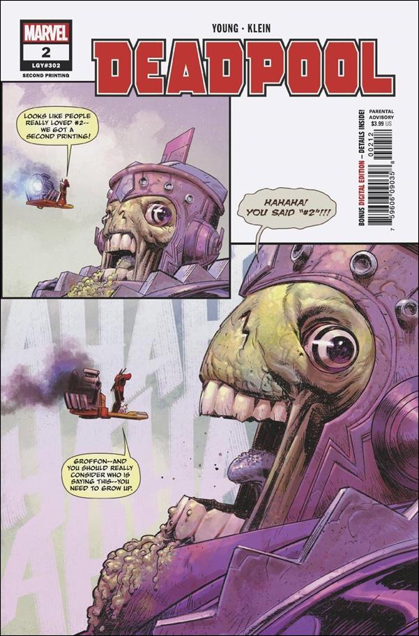 Deadpool (2018) issue 2-B Nic Klein Cover (2nd Printing)