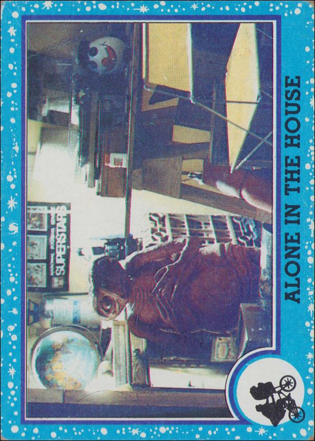 E.T. The Extra-Terrestrial (Base Set) card 22 Alone in the House