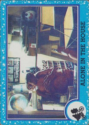 E.T. The Extra-Terrestrial (Base Set) card 22 Alone in the House