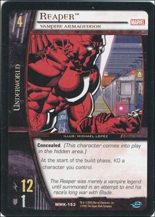 Marvel Knights: VS System (Base Set) card MMK-153 Reaper