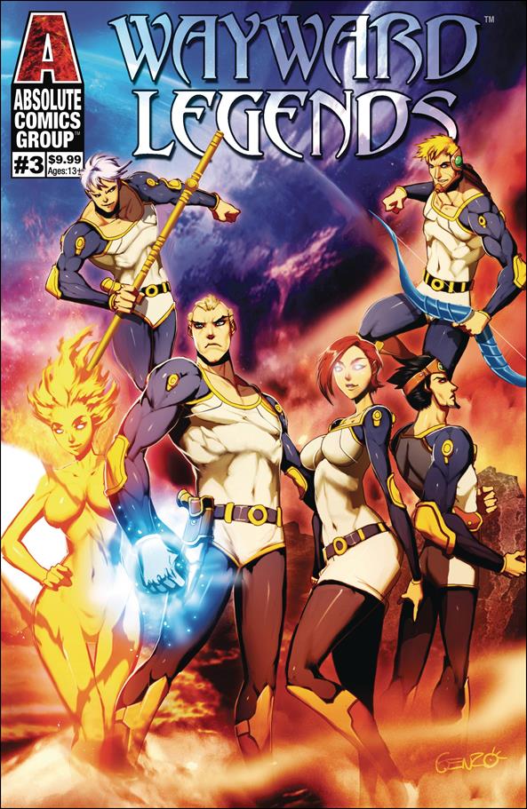 Wayward Legends issue 3-B Genzoman Metallic Ink Cover
