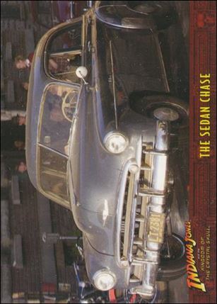 Indiana Jones and the Kingdom of the Crystal Skull (Base Set) card 35 The Sedan Chase