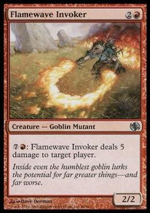 Magic the Gathering: Duel Decks: Jace vs. Chandra (Base Set) card 40 Flamewave Invoker