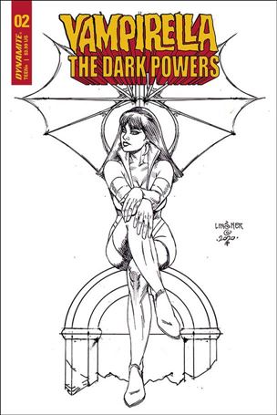 Vampirella: The Dark Powers issue 2-L Joseph Michael Linsner 1:20 Black & White Cover