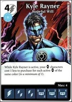 DC Comics Dice Masters War of Light card 51 Kyle Rayner: Hopeful Will
