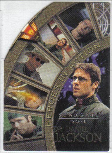 Stargate SG-1: Season 4 (Heroes in Action Subset) card H4 Dr. Daniel Jackson