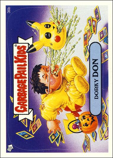 Garbage Pail Kids All-New Series 2 (Base Set)   card 36b Dorky Don