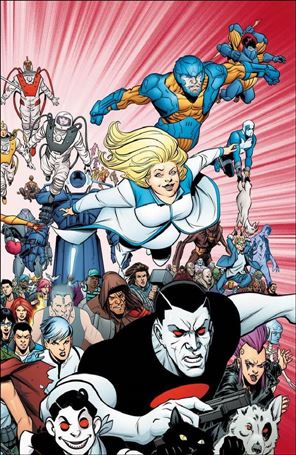 Faith and the Future Force issue 3-B Mike Norton Wraparound Cover