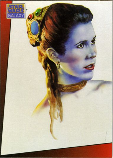Star Wars Galaxy: Series 1 (Base Set) card 5 Leia Organa