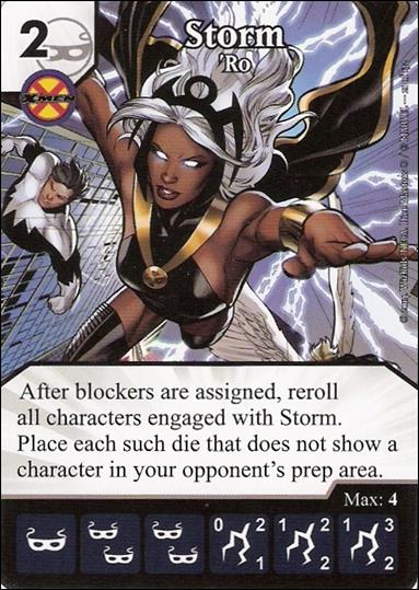 Marvel Dice Masters Avengers vs. X-Men  card 21 Storm: 'Ro