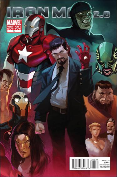 Iron Man 2.0 issue 3-B Marko Djurdjevic 1:30 Cover