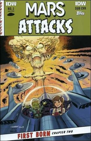Mars Attacks: First Born issue 2-B Loston Wallace Subscription Cover
