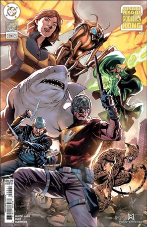 Justice League vs. Godzilla vs. Kong 2 issue 2-D Lucas Meyer Cardstock Cover