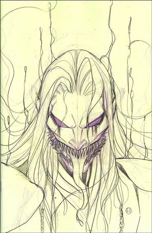 Venom (2018) issue 27-H Momoko Frankie's/Golden Apple Virgin Sketch Cover