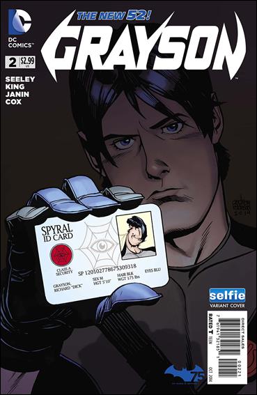 Grayson issue 2-B Andrew Robinson Selfie Cover