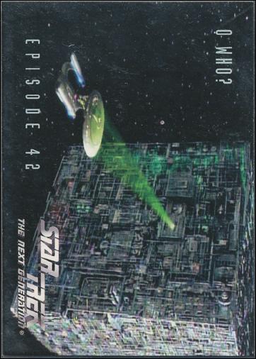 Star Trek: The Next Generation - The Episode Collection Season Two (Base Set) card 182 Q Who?, Episode 42B