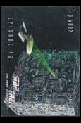 Star Trek: The Next Generation - The Episode Collection Season Two (Base Set) card 182 Q Who?, Episode 42B