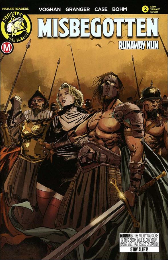 Misbegotten: Runaway Nun issue 2-B Justin Case "Gladiators" Cover
