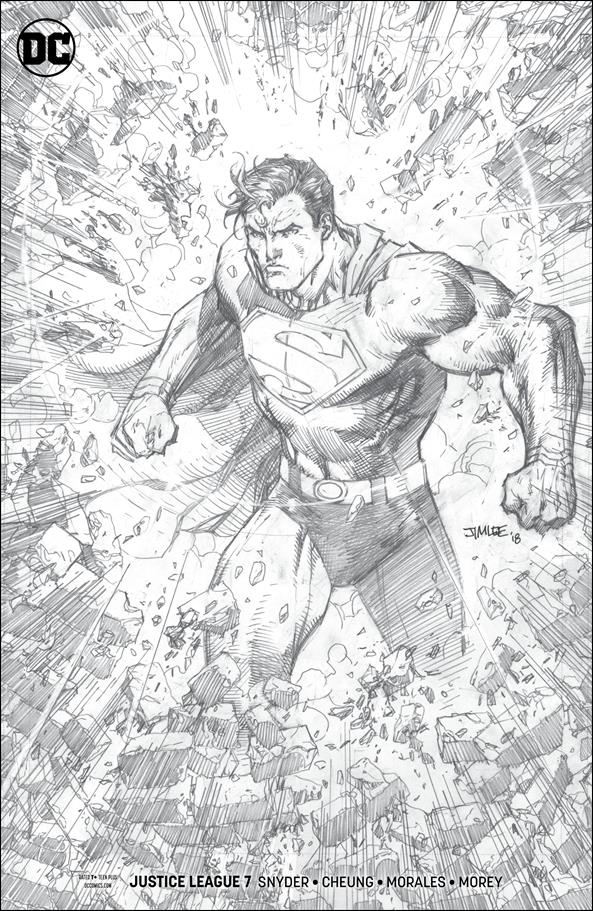 Justice League (2018) issue 7-C Jim Lee 1:100 Pencil Cover