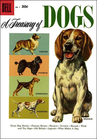 Treasury of Dogs issue 1-B 30 Cent Price Cover