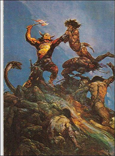 Frazetta (Base Set) card 69 Indomitable