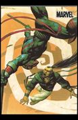 Marvel Heroes and Villains (Silver Foil Parallel Base Set) card 52 Night Thrasher vs Midnight's Fire