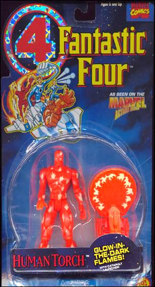 Fantastic Four  figure 9 Human Torch (Glow-in-the-Dark Flames)