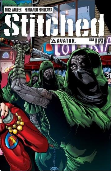 Stitched issue 16-B Wraparound Cover