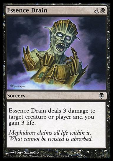 Magic the Gathering: Darksteel (Base Set) card 43 Essence Drain