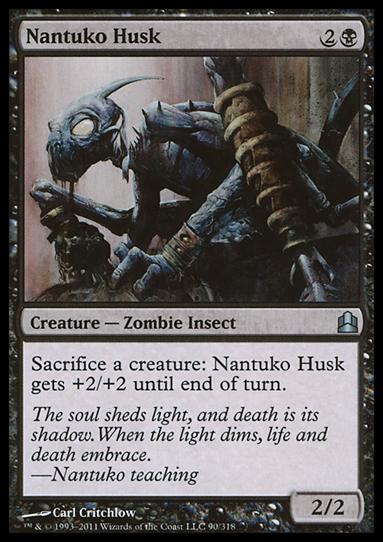 Magic the Gathering: Commander (Base Set) card 90 Nantuko Husk