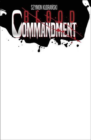 Blood Commandment issue 1-E Blank/Sketch Cover