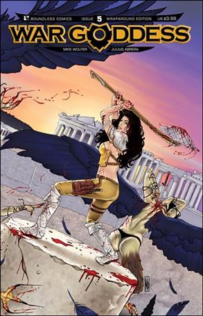 War Goddess issue 5-B Wraparound Cover