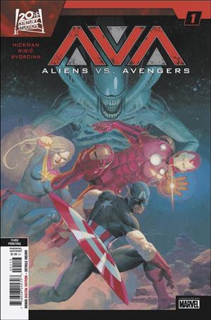 Aliens vs. Avengers issue 1-J Esad Ribić Cover (Third Printing)