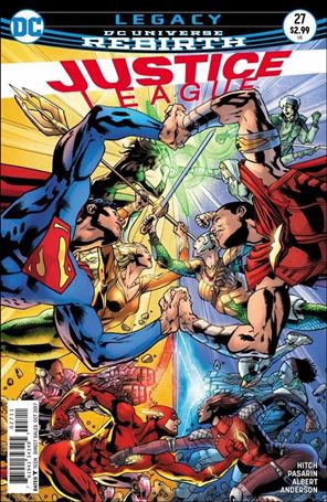 Justice League (2016) issue 27 Bryan Hitch Cover