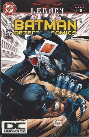 Detective Comics (1937) issue 701-B DC Universe UPC (2nd Printing)