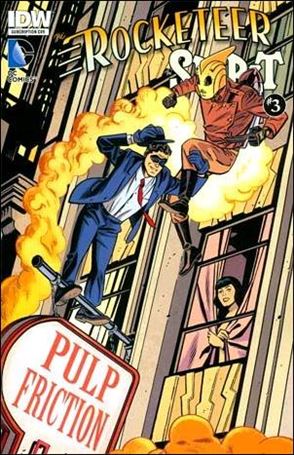 Rocketeer/The Spirit: Pulp Friction issue 3-B Chris Samnee Subscription Cover