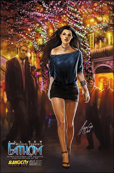 Michael Turner's Fathom (2013) issue 3-E Siya Oum Alamo City Comic Con Cover 1/200