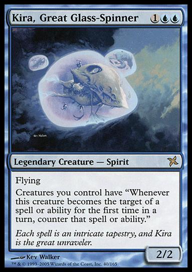 Magic the Gathering: Betrayers of Kamigawa (Base Set) card 40 Kira, Great Glass-Spinner