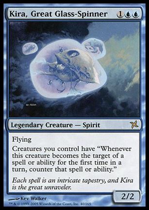 Magic the Gathering: Betrayers of Kamigawa (Base Set) card 40 Kira, Great Glass-Spinner