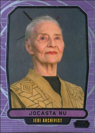 Star Wars Galactic Files (Base Set) card 56 Jocasta Nu Jedi Archivist