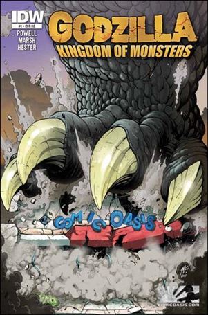 Godzilla: Kingdom of Monsters issue 1-MW Comic Oasis Cover 1/500