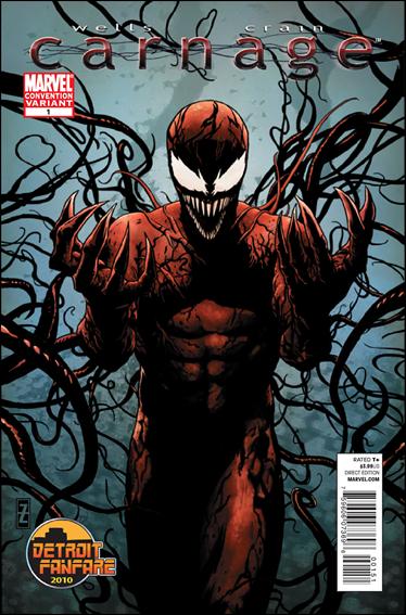 Carnage (2010) issue 1-E Patrick Zircher Detroit Fanfare Cover