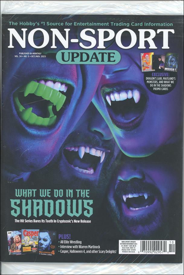 Non-Sport Update (2023) issue 5 Polybagged with Promo Cards