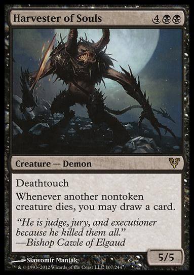 Magic the Gathering: Avacyn Restored (Base Set) card 107 Harvester of Souls