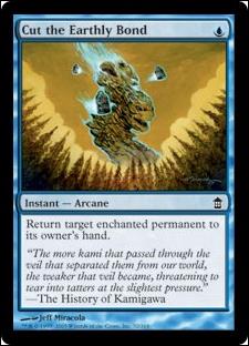 Magic the Gathering: Saviors of Kamigawa (Base Set) card 32 Cut the Earthly Bond