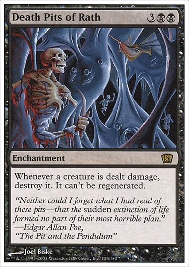 Magic the Gathering: 8th Edition (Base Set) card 125 Death Pits of Rath