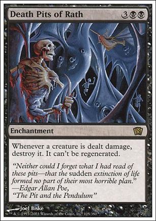 Magic the Gathering: 8th Edition (Base Set) card 125 Death Pits of Rath