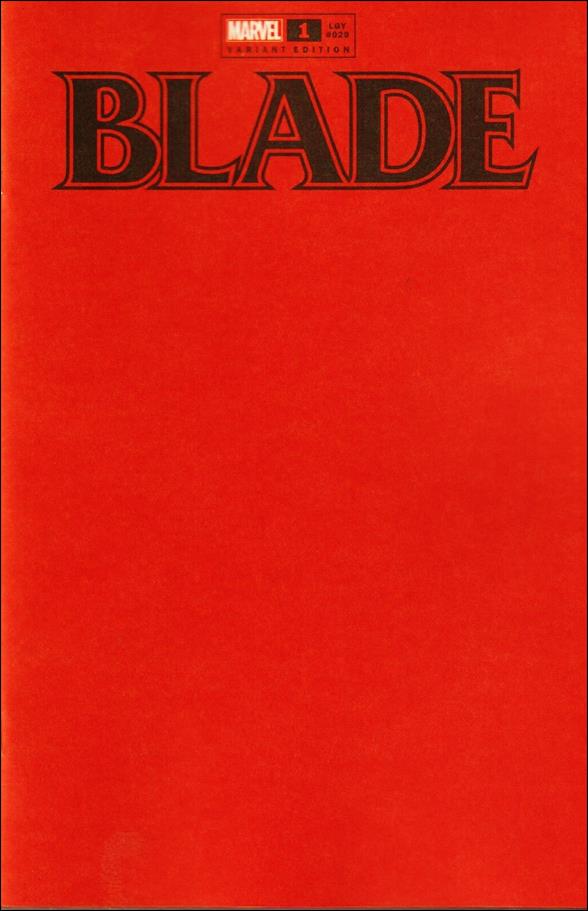 Blade (2023) issue 1-C Blood Red Blank/Sketch Cover