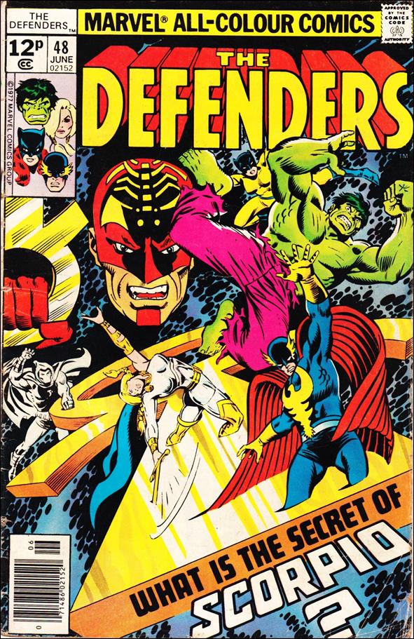 Defenders (1972) issue 48-C UK Price Cover